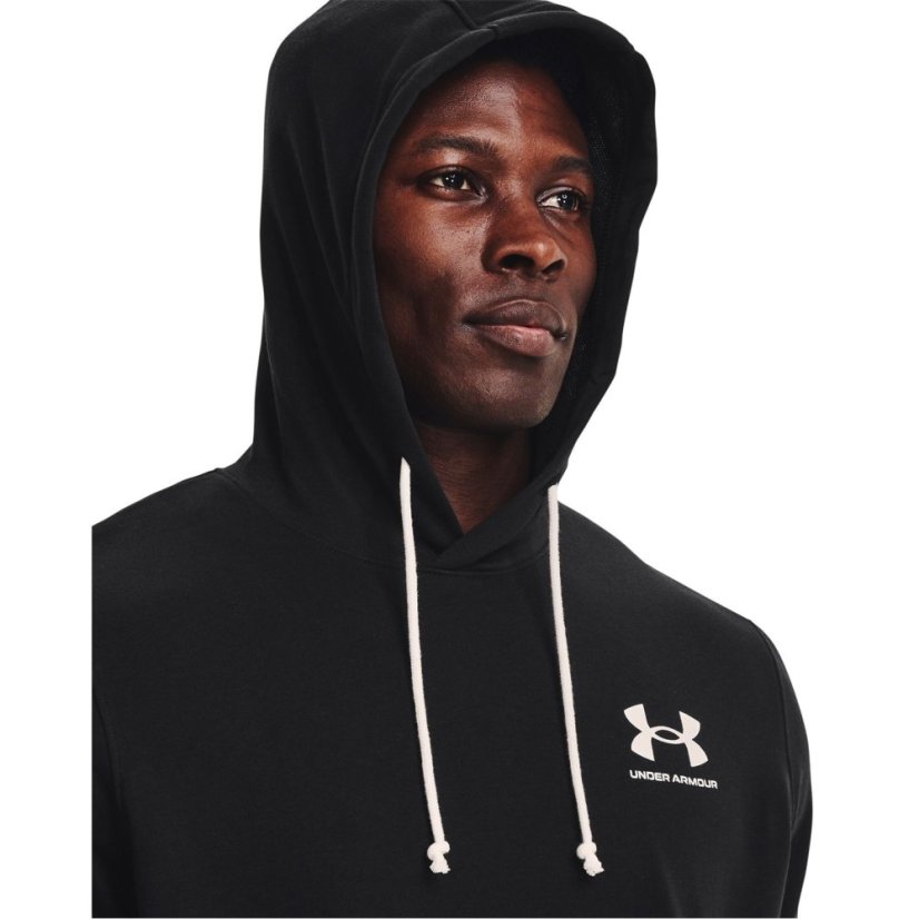 Under Armour Men's Rival Sleeveless Hoodie Black