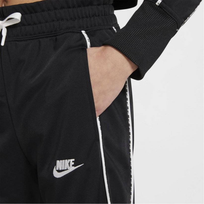 Nike Sportswear Big Kids' (Girls') High-Waisted Tracksuit Black/White