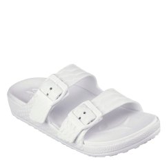 Skechers Cali Breeze 2.0-Royal Texture Flat Sandals Womens White