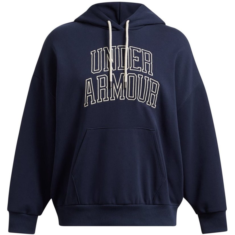 Under Armour Women's Icon Heavyweight Oversized Hoodie Blue