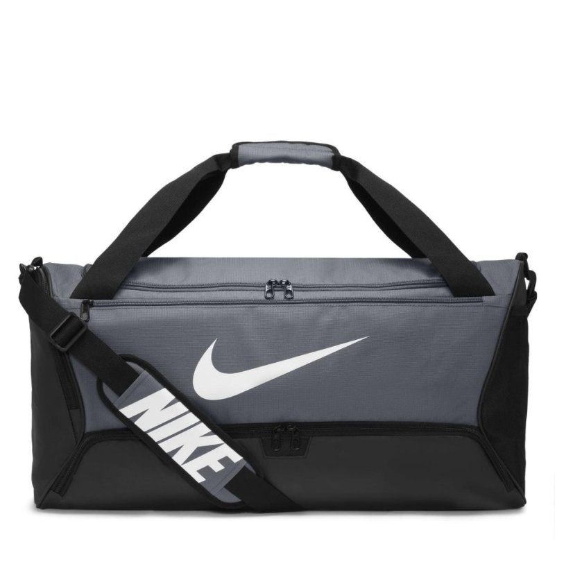 Nike Brasilia Medium Holdall Grey