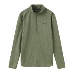 Everlast Flex 1/4 Zip Junior Khaki Marl
