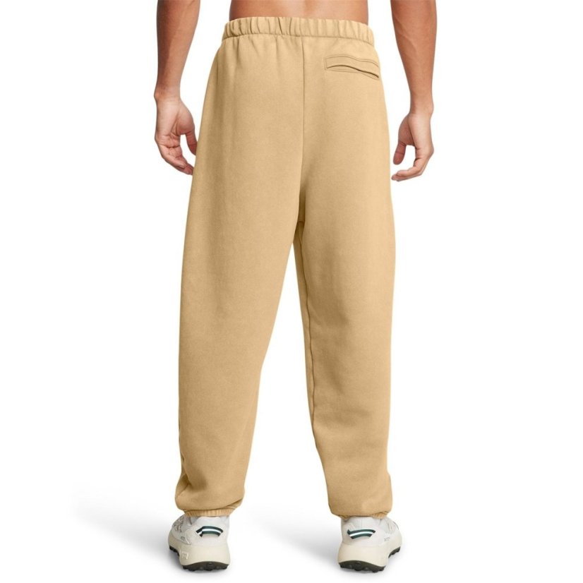 Under Armour Men's Icon Closed Hem Fleece Joggers Brown