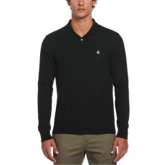 Original Penguin Sleeve Pique pánské polo tričko True Black