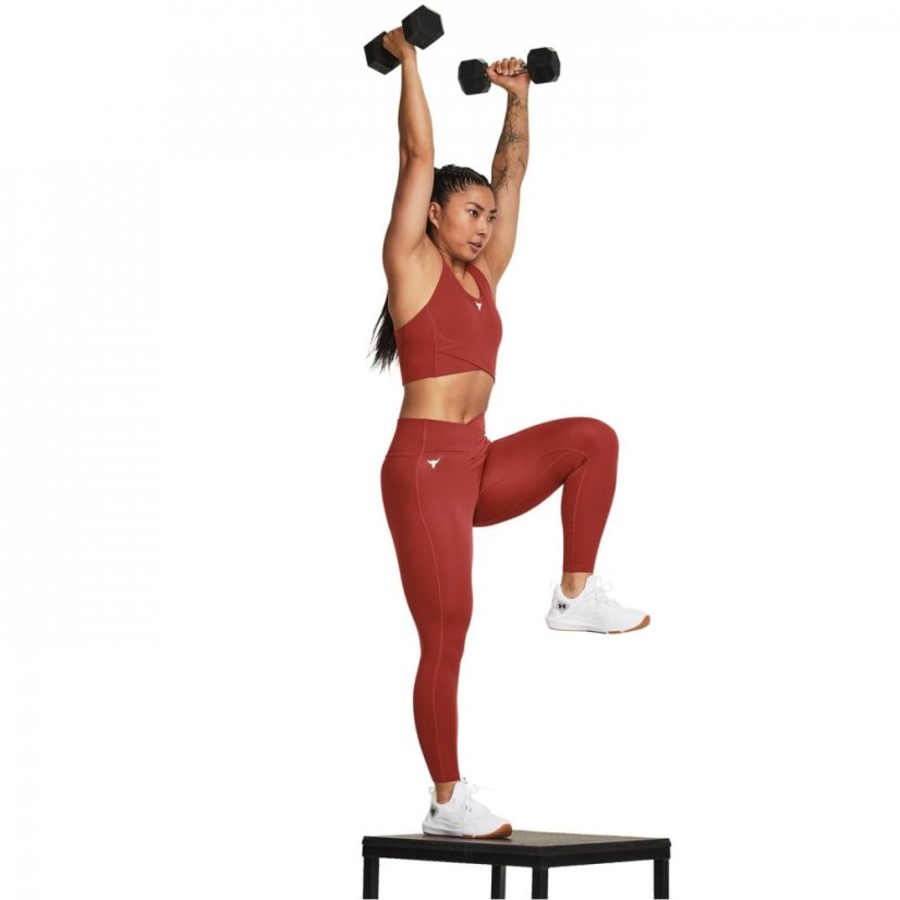 Under Armour Women's Project Rock Performance Gym Legging Red