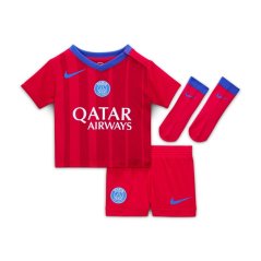 Nike PSG Third Minikit 2025 2026 Babies Red