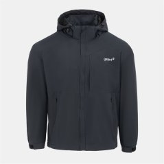 Gelert Men's Hooded Water Resistant Windproof Waterproof Jacket Dark Grey
