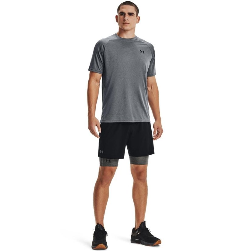 Under Armour HeatGear® Pocket Long Shorts Men's Carbon Heather