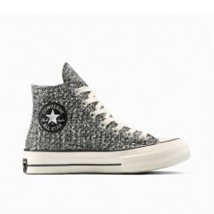 Converse Unisex Adults Chuck 70 Metallic High-Top Trainers 001-Black/Sil