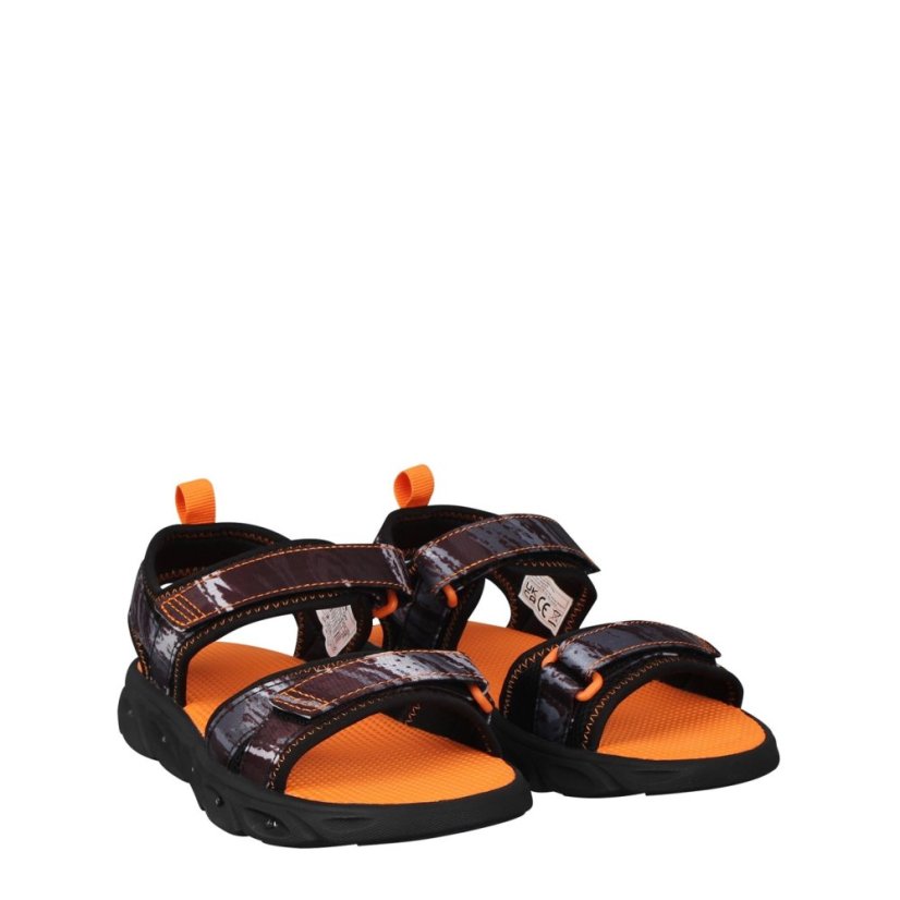 Slazenger Light Up Sole Sandals Juniors Black