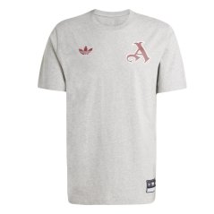 adidas Arsenal VRCT Tee Mens Grey Heather