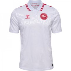 Hummel Denmark Away Shirt 2024 Adults White