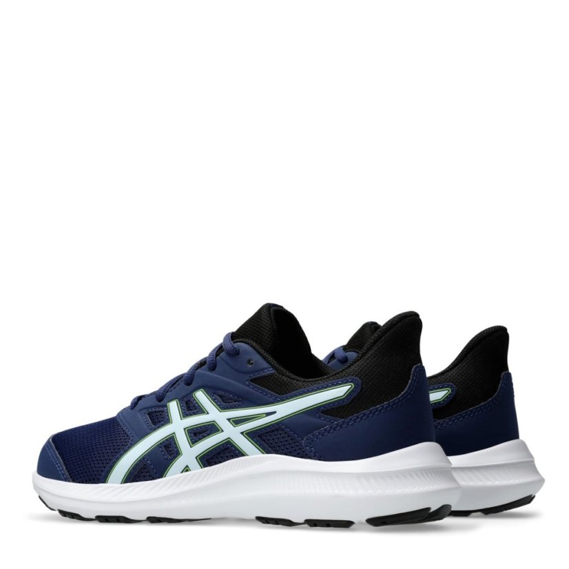 Asics Jolt 4 Running Shoes Junior Blue/Grey