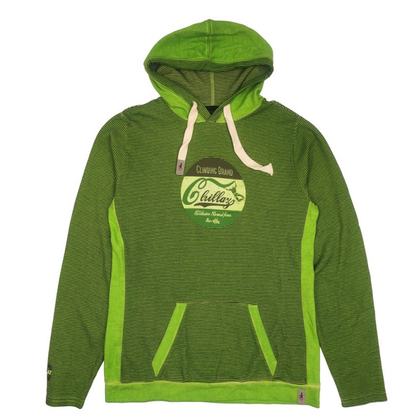 Chillaz Vail Retro Hoodie Mens Green