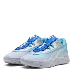 Puma Men's Scoot Zeros II Crystal Basketball Trainers Peaceful Blue