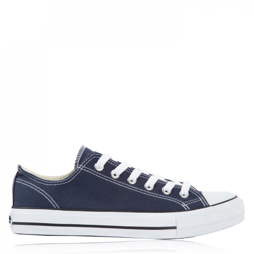 SoulCal Low Canvas Shoes Junior Navy