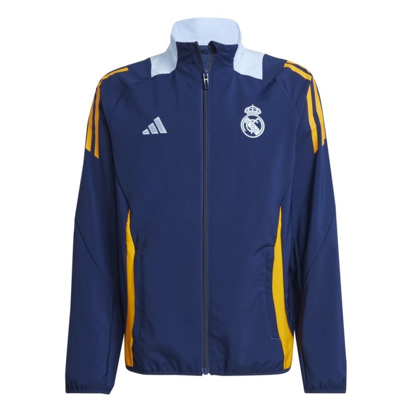 adidas Unisex Kids Real Pre Jk Licensed Tracksuit Top Team Navy Blue