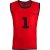 Slazenger 1-20 Numbered Bibs Senior Red