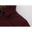 SoulCal Womens 2 Zip Bubble Hooded Long Sleeve Short Puffer Jacket Burgundy