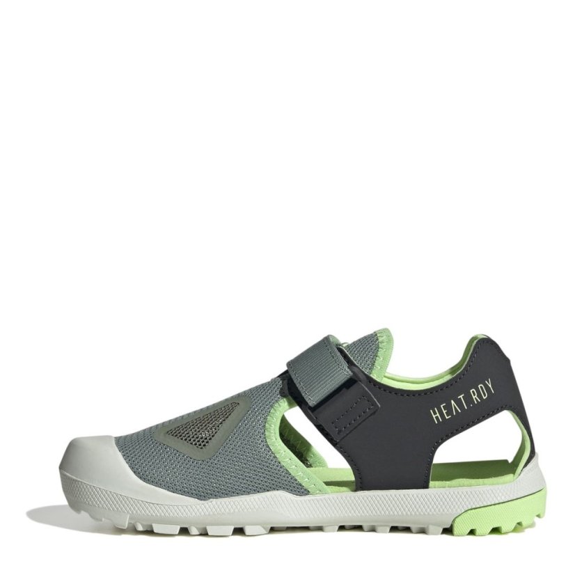 adidas Terrex Captain Toey 2.0 Walking Sandals Childrens Green/Carbon