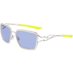 Nike Veil Prism Square Sunglasses Silver/Blue/Ylw