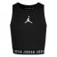 Air Jordan Active Crop Top Junior Girls Black/White