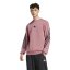 adidas Future Icons 3-Stripes Crew Sweatshirt Mens Prelove Crimson