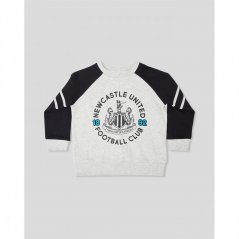 Castore Newcastle United Sweatshirt Infants Grey/Black