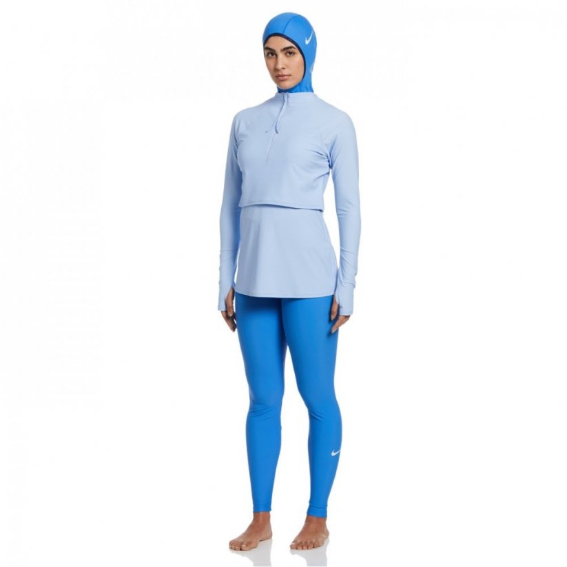 Nike Victory Essential Swim Hijab Pacific Blue