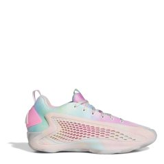 adidas Anthony Edwards 1 basketbalové boty Mens Wht/Ora/Pnk