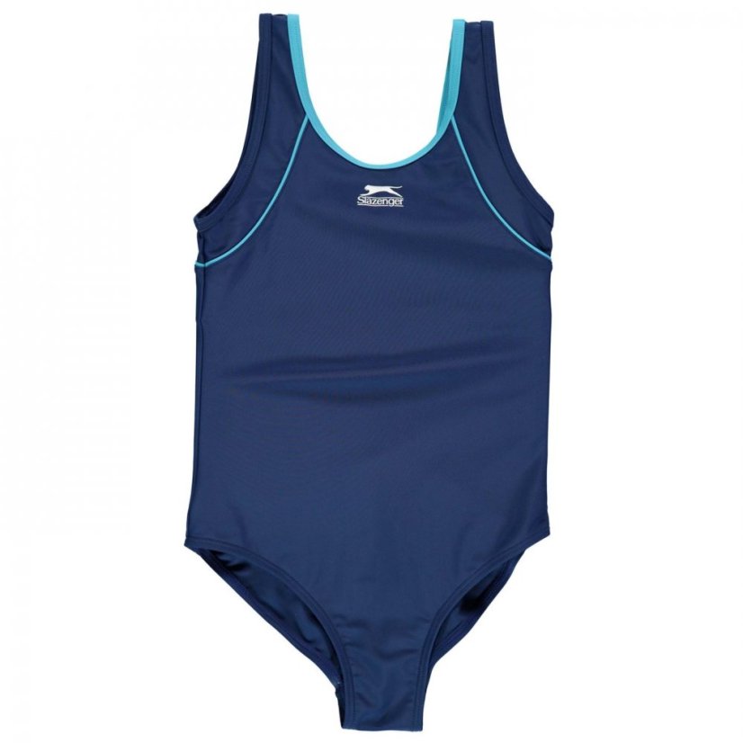 Slazenger LYCRA® XTRA LIFE™ Swimsuit Junior Girls Navy