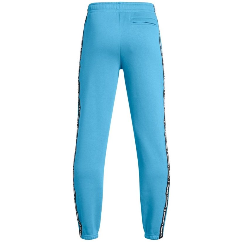 Under Armour Kids' Icon Taping Closed Hem Fleece Joggers Ether Blu/Blk