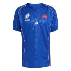 adidas France Rugby World Cup Home Shirt 2025 Adults Team Ryl blue