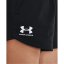 Under Armour Armour Rival Fleece Shorts Womens Black/White