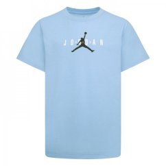 Air Jordan Longline Graphic T Shirt Junior Boys Aquarius Blue