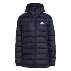 adidas Essentials Light Down Hooded Parka Womens legend ink