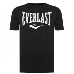 Everlast Geo Print T-Shirt Mens Black
