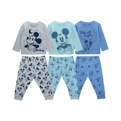 Character Baby Disney Cotton Long Sleeve Pyjama Set Mickey