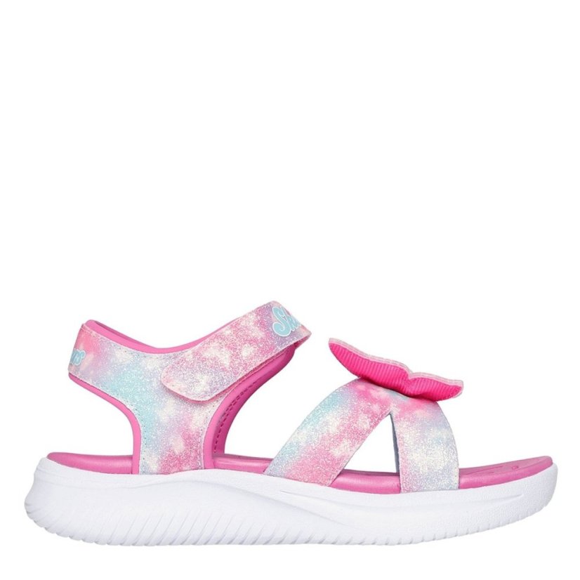 Skechers Kids' Flat Sandals Pink Sparkle