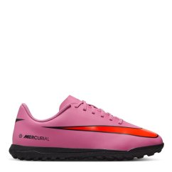 Nike Mercurial Vapor 16 Club Juniors Astro Turf Football Boots Pink/Black