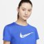 Nike One Swoosh Women's Dri-FIT Short-Sleeve Running Top Hyper Royal