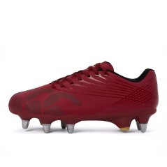 Canterbury Stampede Groundbreak Team Mens Soft Ground Rugby Boots Red Dahlia