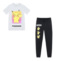 Character T-Shirt and Jogger Set Black