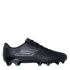 Skechers Razor Adults Academy Firm Ground Football Boots Black/Silver