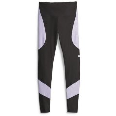 Puma Run All Over Print Brushed Ultraform Highwaist leggings Womens Black/Violet