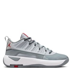 Air Jordan AJ Max Aura 7 Shoes Mens Grey/Red