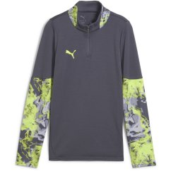 Puma Individualcup 1/4 Zip-Top Jr Drill Top Unisex Kids Galactic Gra
