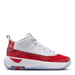 Air Jordan Max Aura Basketball Trainers White/Red
