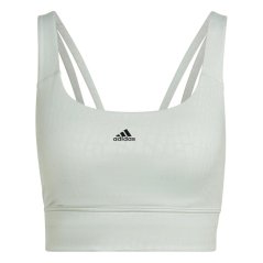 adidas Powerimpact Training Medium-Support Longline Bra Green