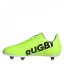 adidas Junior Soft Ground Rugby Boots Lmn/Blk/Wht